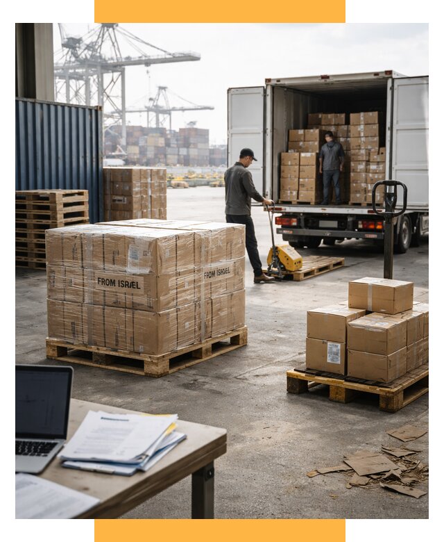 Доставка грузов из Израиля от 15644 р., логистика от СетСервис-Рст