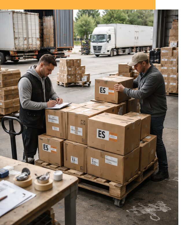 Доставка грузов в Испанию автотранспортом от 36502 руб