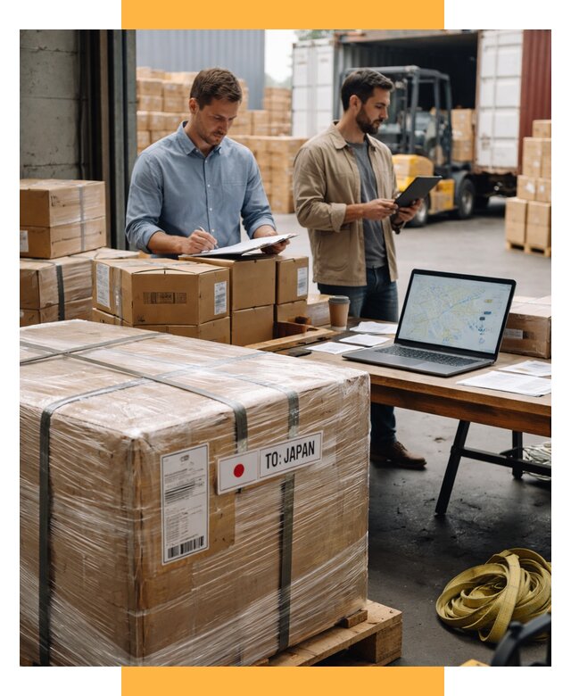 Доставка грузов в Японию от 26073 р., логистика СетСервис-Рст