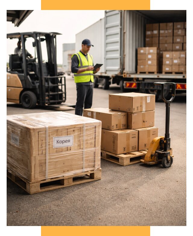 Доставка грузов в Корею из России от 36502 р. | СетСервис-Рст