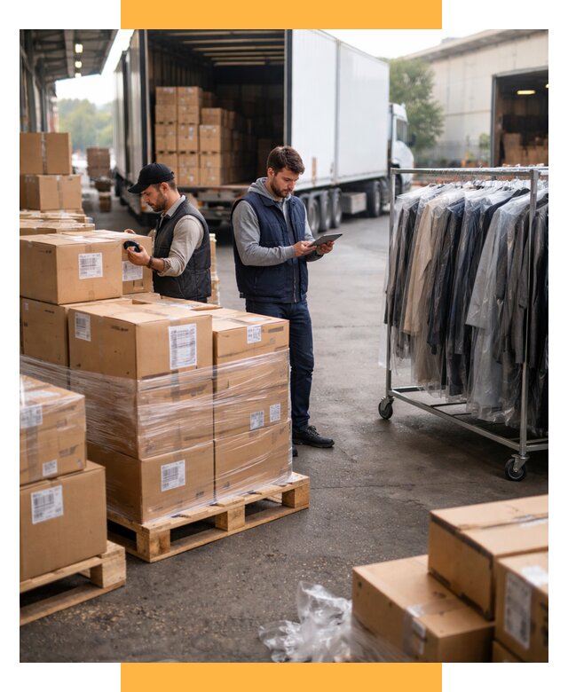 Перевозка и доставка одежды из Китая от 7822 р., СетСервис-Рст