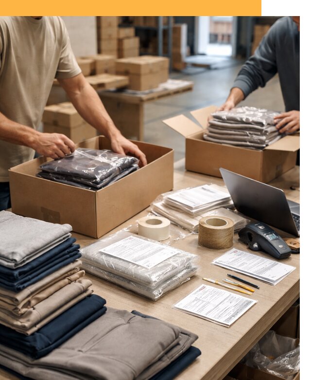 Перевозка одежды по миру от 7822 руб. с таможенным оформлением