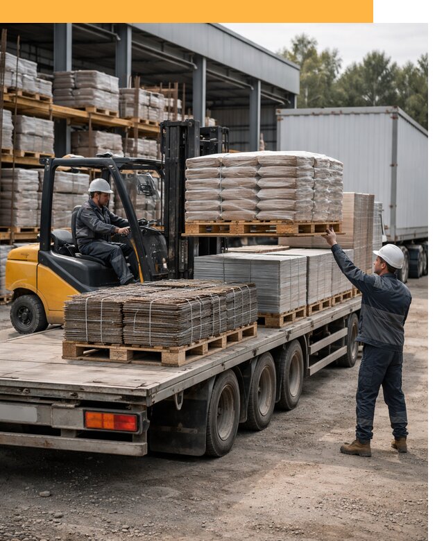 Перевозка строительных материалов по миру от 5736 руб