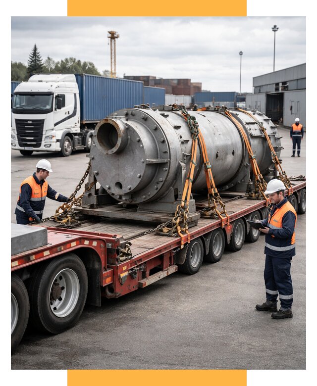 Перевозка тяжеловесных грузов под ключ от 156435 р. | СетСервис-Рст