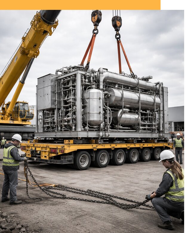 Перевозка тяжеловесных грузов по миру от 156435 руб