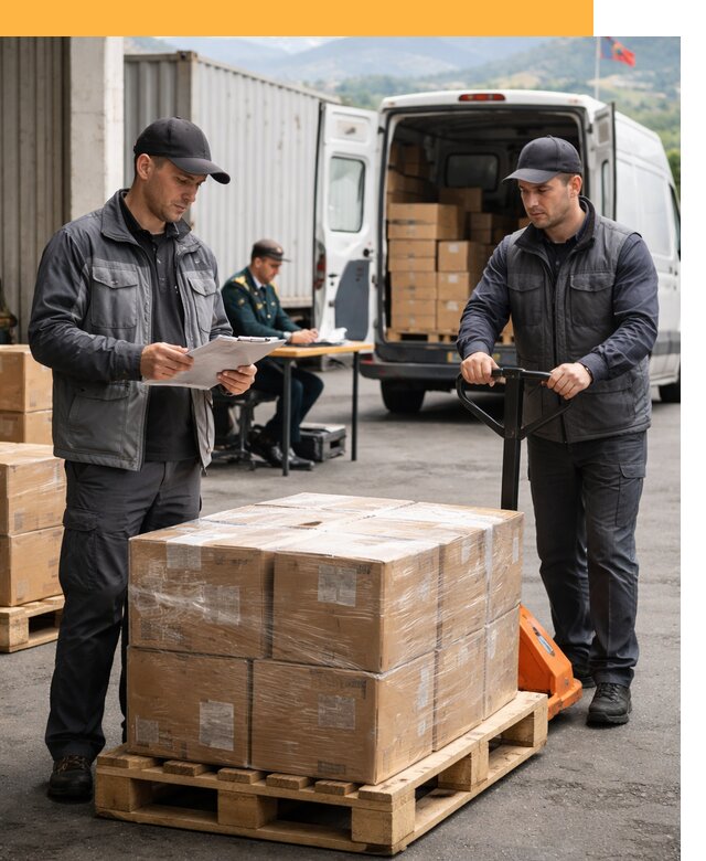 Доставка грузов через Армению, быстрая таможенная очистка от 26073