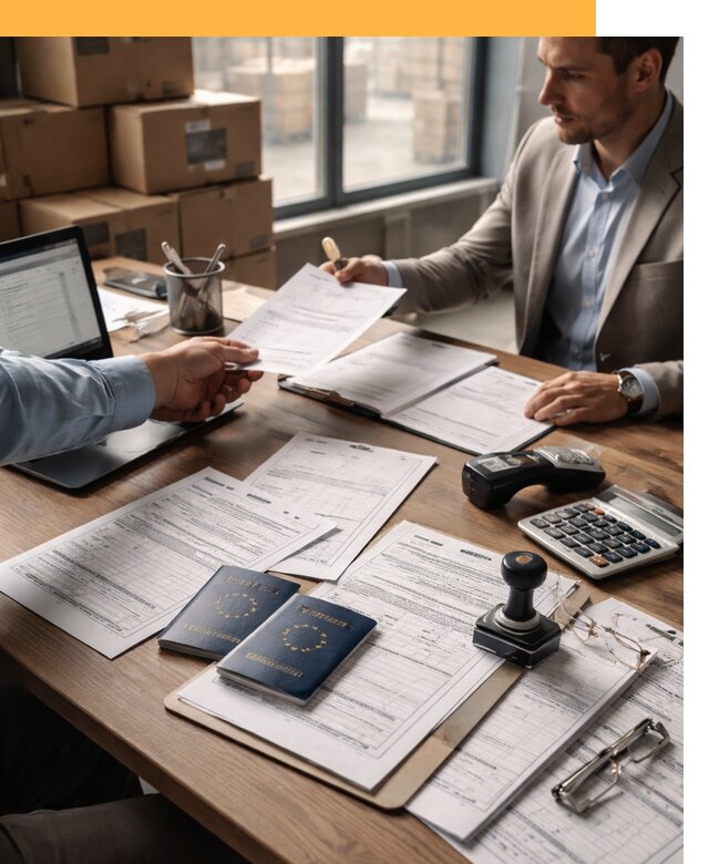 Таможенное оформление грузов из Европы от 8865 руб