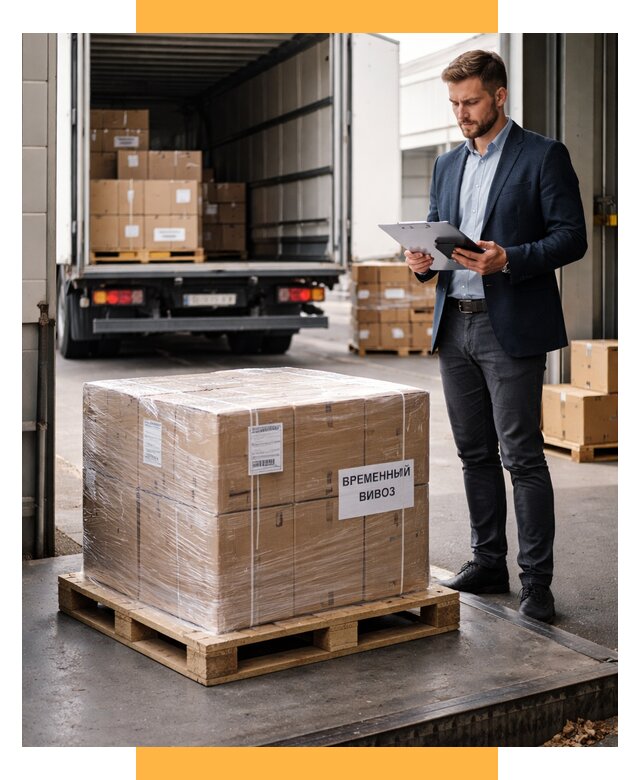 Временный вывоз товаров под ключ от 8343 р. | СетСервис-Рст