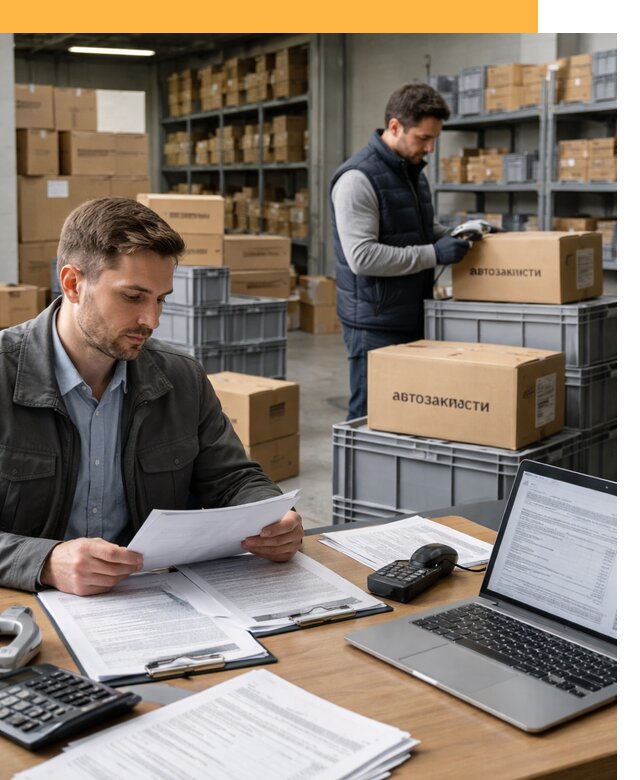 Таможенное оформление автозапчастей по выгодным тарифам от 8865