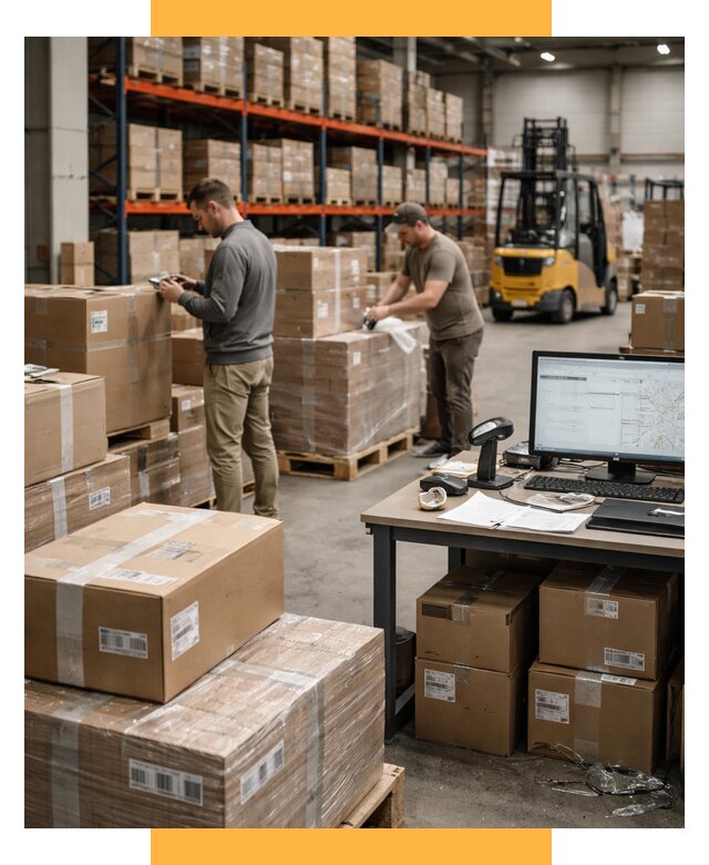 Склад консолидации в Европе от 6779 р., услуги СетСервис-Рст