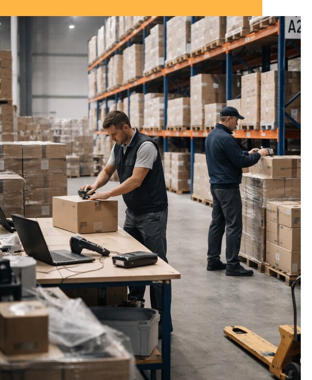 Склад консолидации в Европе: хранение, сортировка от 6779